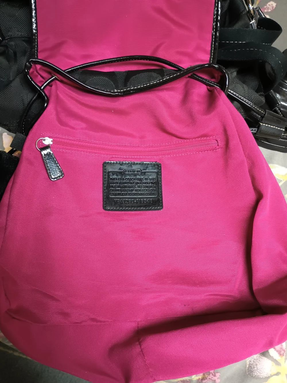 🎀 COACH KYRA DAISY SIGNATURE NYLON BACKPACK ONLY 🎀